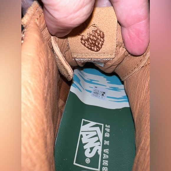 VANS X JOE FRESH GOODS SK8 HI Platforms LX Camel JFG Skate Vault Shoes - Picture 9 of 11